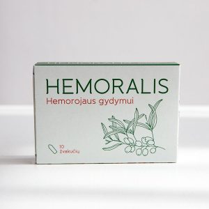 HEMORALIS hemorojaus gydymui su šaltalankiu